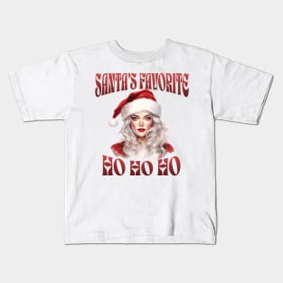 Santa's Favorite Ho Ho Ho Kids T-Shirt